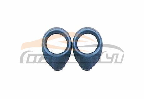For FORD SERIES 2012 FOCUS SEDAN FOG LAMP COVER BLACK DERMATOGLYPH