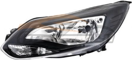 For FORD SERIES 2012 FOCUS HATCHBACK HEAD LAMPBLACK W/MOTOR W/O BULB