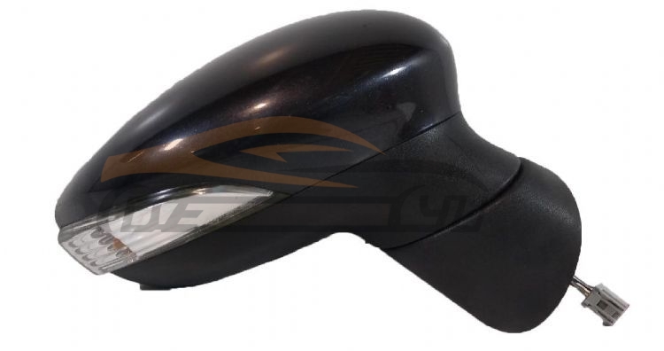 For FORD SERIES 2009 FIESTA SENAN MIRROR WITH SIDE LAMP BLACK