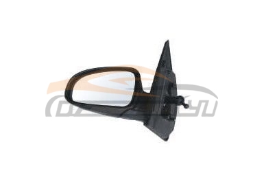 For CHEVROLET SERIES 2005 AVEO DOOR MIRROR MANUAL BLACK