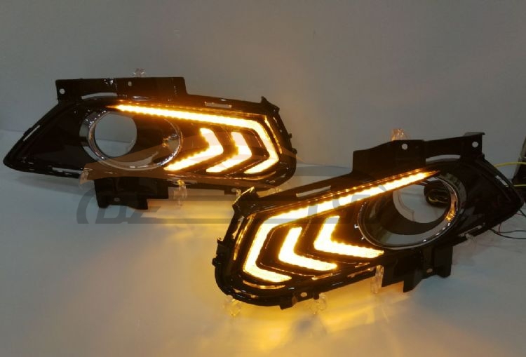 For FORD SERIES 2017 MONDEO/FUSION DAYTIME RUNNING LAMP DOUBLE COLOR