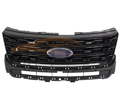 For FORD SERIES 2016 EXPLORER GRILLE,UPPER ,BLACK