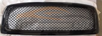 For DODGE SERIES 2003-2005 RAM MESH TYPE GRILLE GLOSS BLACK
