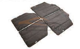 For JEEP SERIES 2007-2017 WRANGLER JK TOP FLANNEL INSULATION COTTON, 2 DOORS