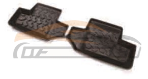For JEEP SERIES 2007-2017 WRANGLER JK 2 DOORS REAR FLOOR MAT