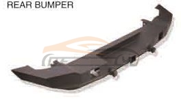 For JEEP SERIES 2007-2017 WRANGLER JK REAR BUMPER