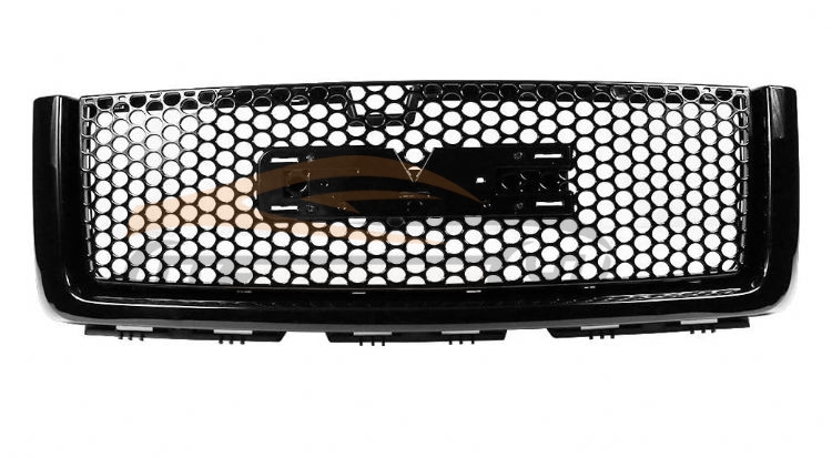 For GMC 2007-2013 SIERRA GRILLE GLOSS BLACK