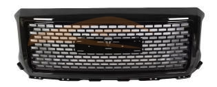 For GMC 2014-2015 SIERRA GRILLE GLOSS BLACK