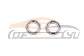 For DODGE SERIES 2014-2020 DURANGO FOG LAMP BEZEL TRIM RING 2014-2020