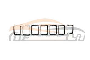For JEEP SERIES 17-19COMPASS GRILLE INSERT RING TRIM