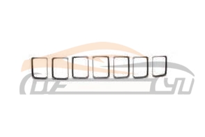 For JEEP SERIES 17-19COMPASS GRILLE INSERT RING TRIM