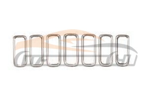 For JEEP SERIES 20RENEGADE GRILLE TRIM RING CHROME
