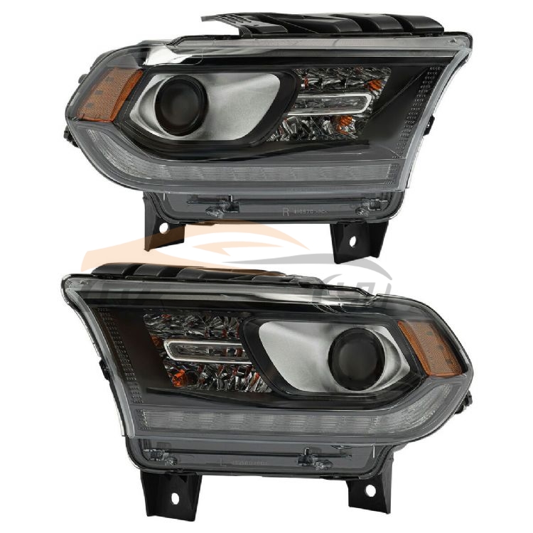 For DODGE SERIES 2014-2020 DURANGO HEAD LAMP HID BLACK 2014-2020