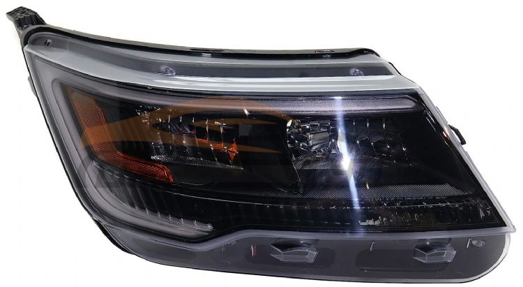 For FORD SERIES 2016 EXPLORER HEAD LAMP W/LED ALL BLACK