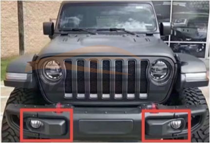 For JEEP SERIES 2018 WRANGLER JL FOG LMAP COVER