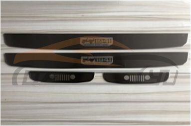 For JEEP SERIES 2018 WRANGLER JL WELCOME PEDAL STAINLESS STEEL)