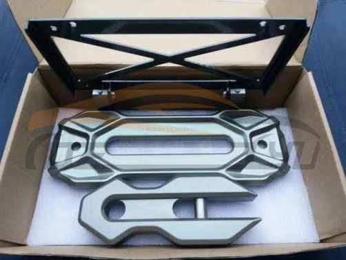 For JEEP SERIES 2018 WRANGLER JL HAWSE FAIRLEAD SHACKLE MOUNT LICENSE PLATE
