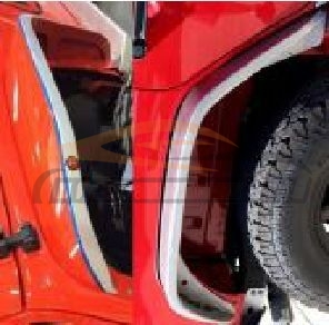 For JEEP SERIES 2007-2017 WRANGLER JK FRONT AND REAR FENDER FLARES WITH LIGHTS