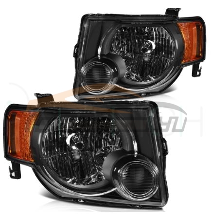 For FORD SERIES 2008-2012 KUGA/ESCAPE HEAD LAMP BLACK +YELLOW