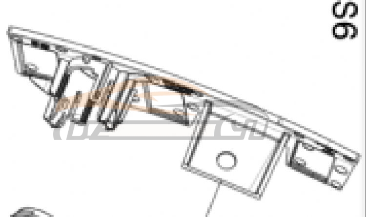 For TESLA SERIES MODEL X 2022 BRACKET RADAR OUTER FRONT BUMPER
