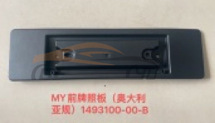 For TESLA SERIES MODEL Y 2016-2020 FRONT LICENSE PLATE