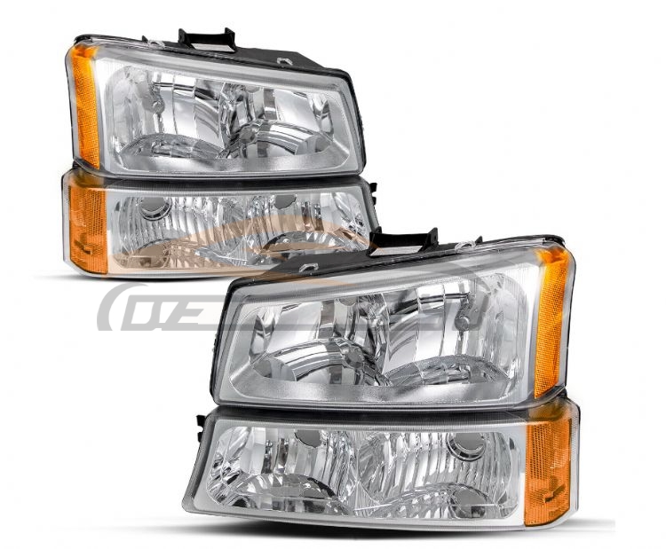 For CHEVROLET SERIES 2003-2006 SILVERADO HEAD LAMP WITHOUT CLUBE