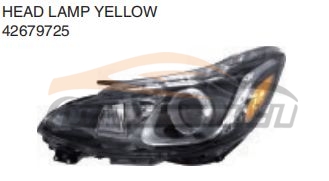For CHEVROLET SERIES 2020 MATIZ/SPARK HEAD LAMP WITH YELLOW