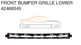 For CHEVROLET SERIES 2020 MATIZ/SPARK BUMPER GRILLE