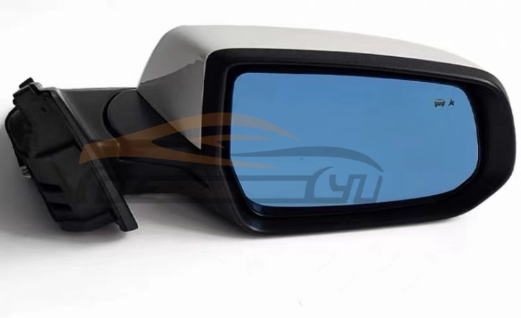 For CHEVROLET SERIES 2016-2018 MALIBU XL DOOR MIRROR, 13LINE WITH TURN SIGNALS, HEATING, FOLDING FUNCTION, BLUE TINT GLASS
