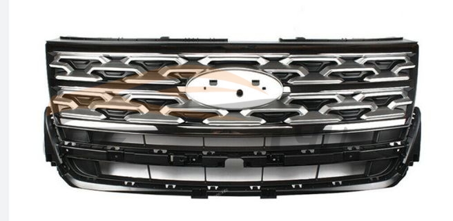 For FORD SERIES 2016 EXPLORER GRILLE SILVER