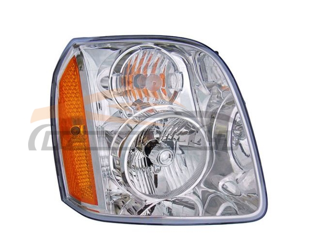 For GMC 2007-2013 YUKON HEAD LAMP ALL CHROME & YELLOW