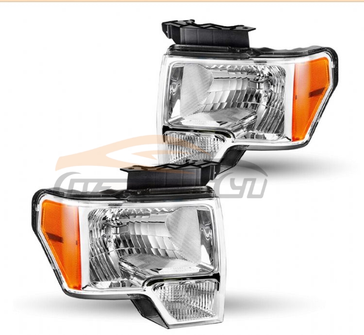 For FORD SERIES 2009-2014 F150 HEAD LAMP SEMI ASSEMBLY W/O BULB