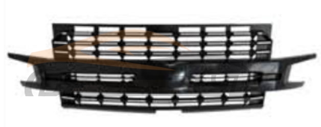For CHEVROLET SERIES 2019-2022 SILVERADO GRILLE BLACK