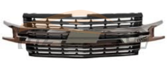 For CHEVROLET SERIES 2019-2022 SILVERADO GRILLE CHROME