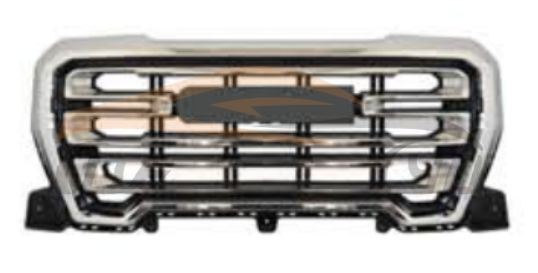 For GMC 2019-2022 SIERRA GRILLE（CHROME）