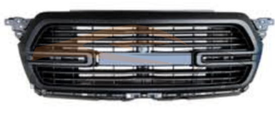 For DODGE SERIES 2019-2024 RAM GRILLE BLACK)