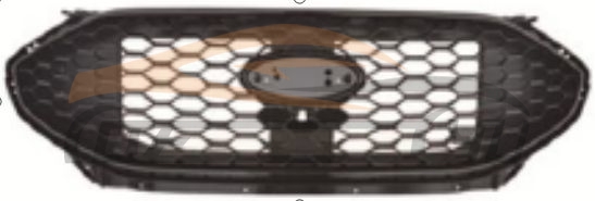 For FORD SERIES 2019-2020 EDGE GRILLE HIGH GLOSS HONEYCOMB W/CAMERA