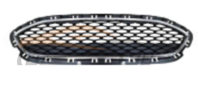 For FORD SERIES 2017-2019 FIESTA GRILLE CHROME DERMATOGLYPH DIAMOND-SHAPED WITH SIDE COVER