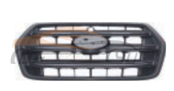 For FORD SERIES 2021 TRANSIT GRILLE BLACK WITH HOLE EURO
