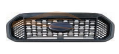 For FORD SERIES 2019-2021 RANGER GRILLE, BLACK