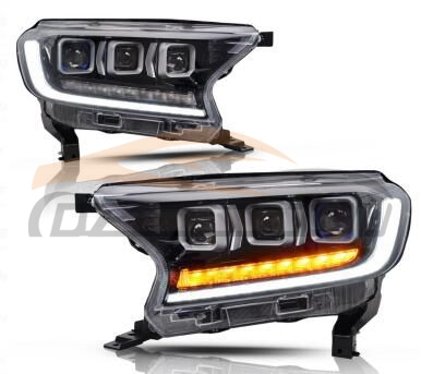 For FORD SERIES 2019-2021 RANGER HEAD LAMP, MODIFIED DOUBLE LENS