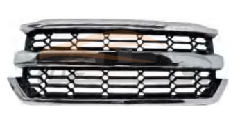 For CHEVROLET SERIES 2016-2018 SILVERADO GRILLE