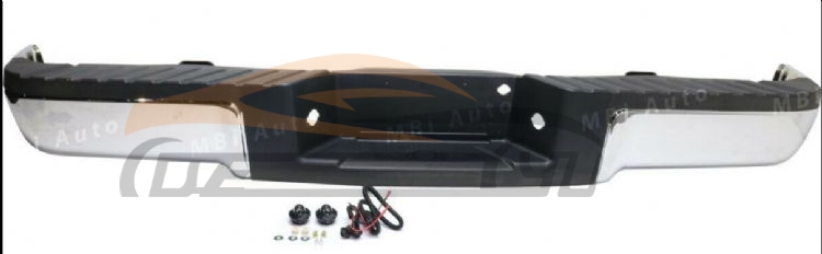 For FORD SERIES 2009-2014 F150 REAR BUMPER CHROME W/O HOLE W/ACCESSORIES