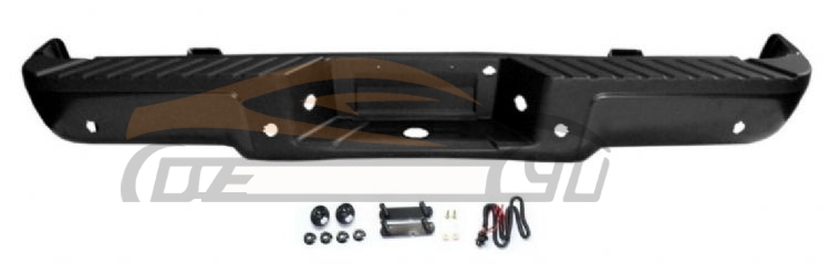 For FORD SERIES 2009-2014 F150 REAR BUMPER BLACK W/HOLE W/ACCESSORIES