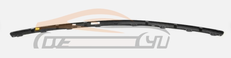 For DODGE SERIES 2021-2023 DURANGO FRONT BUMPER TRIM STRIP, GLOSS BLACK