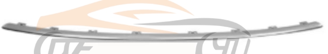 For DODGE SERIES 2021-2023 DURANGO FRONT BUMPER TRIM STRIP, PEARL NICKEL