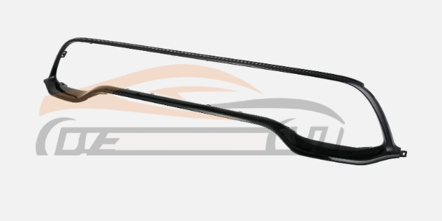 For DODGE SERIES 2021-2023 DURANGO MIDDLE GRILLE DECORATIVE STRIP, GLOSS BLACK