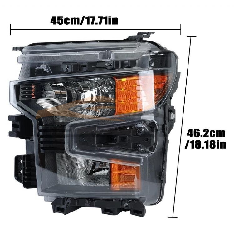 For CHEVROLET SERIES 2019-2022 SILVERADO HEAD LAMP, HALOGEN