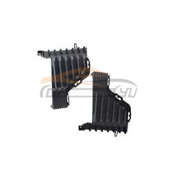 For CHEVROLET SERIES 2022-2024 SILVERADO BUMPER END CAP AIR DUCT 5 STRIPES LEFT+RIGHT