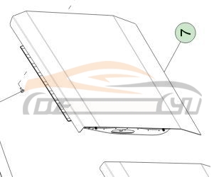 For TESLA SERIES CYBERTRUCK 2024-2028 CAR REAR DOOR